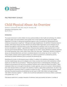 Child Physical Abuse Overview