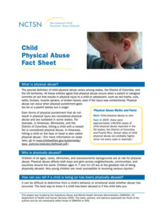 Physical Abuse Fact Sheet